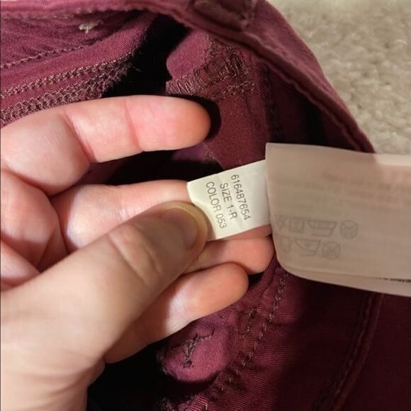 Hollister Maroon Jeggings - Picture 7 of 8